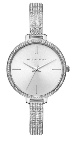 Michael Kors Jaryn Quartz Silver Dial Silver Steel Strap Watch For Women - MK3783