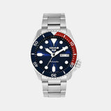 Seiko 5 Sports Automatic Blue Dial Silver Steel Strap Watch For Men - SRPD53K1