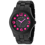 Marc Jacobs Pelly Black Dial Black Stainless Steel Strap Watch for Women - MBM2529