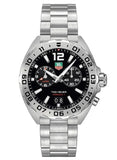 Tag Heuer Formula 1 Quartz Black Dial Silver Steel Strap Watch for Men - WAZ111A.BA0875