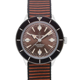 Breitling Superocean Heritage '57 Outerknown Brown Dial Brown NATO Strap Watch for Men - A103703A1Q1W1