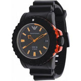 Emporio Armani Sportivo Quartz Black Dial Black Silicone Strap Watch For Men - AR5969