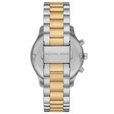 Michael Kors Berkley Chronograph Silver Dial Two Tone Steel Strap Watch For Women - MK7415