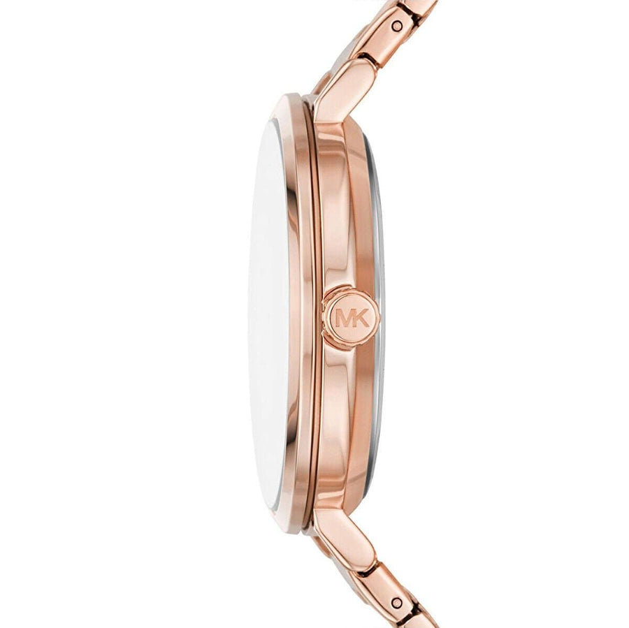 Michael Kors Addyson Quartz Rose Gold Dial Rose Gold Steel Strap Watch for Women - MK4713