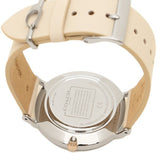 Coach Perry White Dial White Leather Strap Watch for Women - 14503117