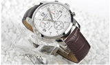 Tissot T Race PRC 200 Chronograph White Dial Brown Leather Strap Watch for Men -  T17.1.516.32