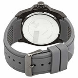 Guess Legacy Grey Dial Grey Silicone Strap Watch For Men - W1048G1