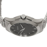 Gucci G Timeless Black Dial Silver Steel Strap Watch For Men - YA126402