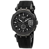 Tissot T Race Chronograph Anthracite Dial Black Silicon Strap Watch For Men - T115.417.37.061.03