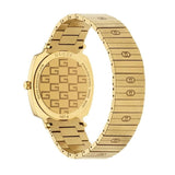 Gucci Grip Quartz Yellow Gold Dial Gold Steel Strap Unisex Watch - YA157409