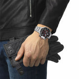 Tissot T Race Moto GP Limited Edition Chronograph Black Dial Silver Steel Strap Watch for Men - T141.417.11.057.00