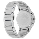 Emporio Armani Renato Chronograph Cream Dial Silver Steel Strap Watch For Men - AR2458