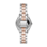 Michael Kors Lauryn Mother of Pearl Dial Two Tone Steel Strap Watch For Women - MK3979