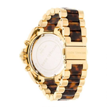 Michael Kors Bradshaw Chronograph Brown Dial Two Tone Steel Strap Watch For Women - MK5696