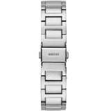 Guess Deco Multifunction Quartz Silver Dial Silver Steel Strap Watch For Women - GW0472L1