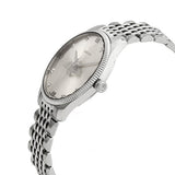 Gucci G Timeless Quartz Silver Dial Silver Steel Strap Watch For Women - YA1264153