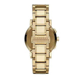 Burberry The City Gold Dial Gold Steel Strap Watch for Women - BU9753