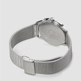 Calvin Klein Minimal Silver Dial Silver Mesh Bracelet Watch for Women - K3M2212Z