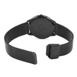 Calvin Klein Minimal Black Dial Black Mesh Bracelet Watch for Men - K3M21421