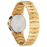 Versace Greca Silver Dial Gold Steel Strap Watch for Men - VEVI00520