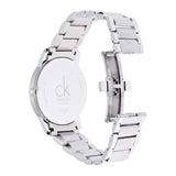 Calvin Klein City Date Black Dial Silver Steel Strap Watch for Men - K2G2G143