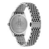 Gucci G Timeless Quartz Silver Dial Silver Steel Strap Watch For Women - YA1264153