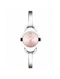 Movado Rondiro 22mm Pink Dial Stainless Steel Watch For Women - 0606797