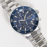 Hugo Boss Admiral Blue Dial Silver Steel Strap Watch for Men - 1513907