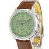 Breitling Premier B09 Chronograph 40 Green Dial Brown Leather Strap Watch for Men - AB0930D31L1P1