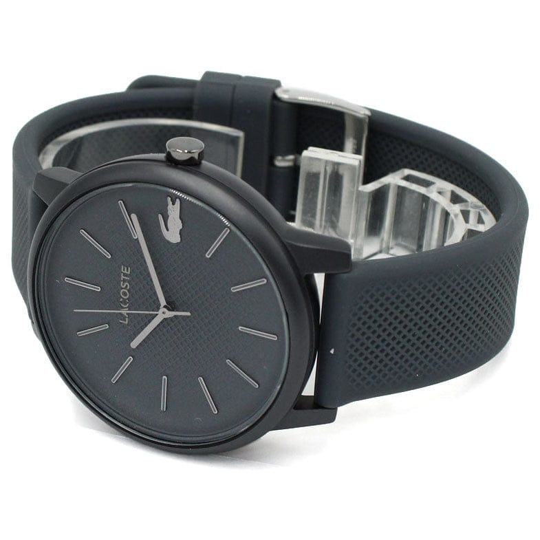 Lacoste 12.12 Move Gray Dial Gray Silicon Strap Watch for Men - 2011242