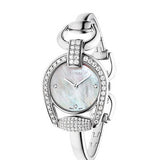 Gucci Horsebit Collection Diamonds Mother of Pearl Dial Silver Steel Strap Watch For Women - YA139505