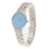 Calvin Klein Simplicity Blue Dial Silver Steel Strap Watch for Women - K432314N