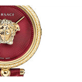 Versace Palazzo Empire Red Dial Red Leather Strap Watch for Women - VCO120017