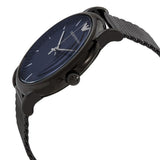 Emporio Armani Luigi Quartz Blue Dial Grey Mesh Bracelet Watch For Men - AR11053