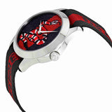 Gucci Le Marche Des Merveilles Blue Red Dial Blue Red Nylon Strap Unisex Watch - YA126493