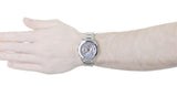 Fossil Perfect Boyfriend Mother of Pearl Blue Dial Silver Steel Strap Watch for Women - ES3880