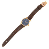 Mido Baroncelli Automatic Midnight Blue Dial Brown Leather Strap Watch For Women - M7600.3.65.8