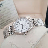 Longines Lyre White Dial Silver Stainless Steel Watch for Women - L4.259.4.11.6