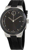 Movado Bold Fusion Black Dial Black Silicone Strap Watch for Men - 3600624