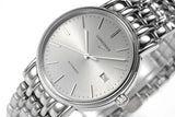 Longines Presence 38.5mm Automatic Silver Dial Silver Mesh Bracelet Watch for Men - L4.921.4.72.6