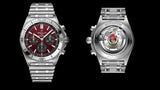 Breitling Chronomat B01 42 Six Nations Wales Red Dial Silver Steel Strap Watch for Men - AB0134A61K1A1