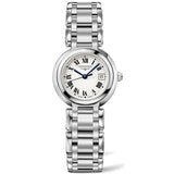 Longines PrimaLuna White Dial Silver Steel Strap Watch for Women - L8.110.4.71.6