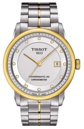 Tissot Luxury Powermatic 80 Silver Dial Silver Steel Strap Watch For Men - T086.408.22.036.00