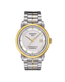 Tissot Luxury Powermatic 80 White Dial Silver Steel Strap Watch For Men - T086.408.22.036.00