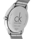 Calvin Klein Minimal Blue Dial Silver Mesh Bracelet Watch for Women - K3M2212N