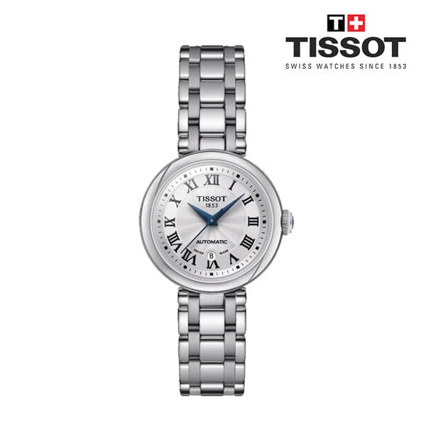 Tissot Bellissima Automatic Silver Dial Silver Steel Strap Watch For Women - T126.207.11.013.00