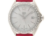 Tag Heuer Formula 1 Quartz 35mm Mother of Pearl Dial Pink Leather Strap Watch for Women - WBJ131A.FC8252