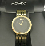 Movado Esperanza Museum 39mm Black Dial Stainless Steel Watch For Men - 0607059