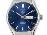 Tag Heuer Carrera Automatic 41mm Blue Dial Silver Steel Strap Watch for Men - WAR201E.BA0723