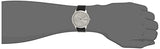 Calvin Klein Minimal Silver Dial Black Leather Strap Watch for Men - K3M211CY